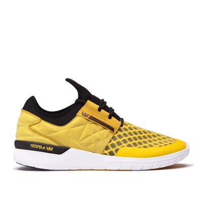 Supra Flow Run EVO Miesten Juoksukengät Keltainen Mustat Valkoinen | WTTSO1G