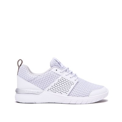 Supra Scissor Naisten Juoksukengät Valkoinen Harmaat | M6OW6HS